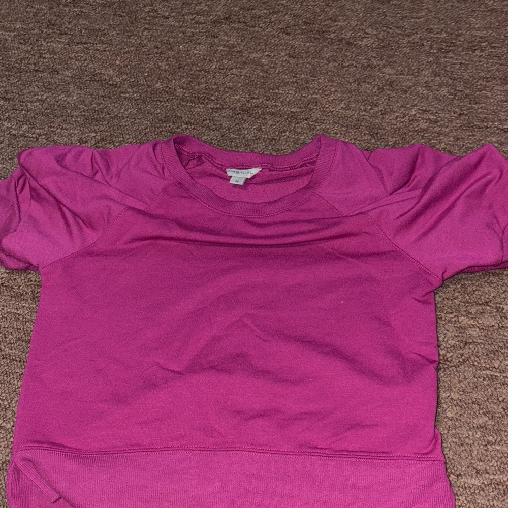 Habitual Fuchsia Short Sleeve Top